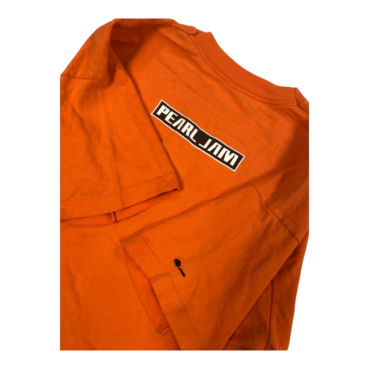 Vintage Pearl Jam 1995 Tour T-Shirt Orange Bullseye Graphic - XL