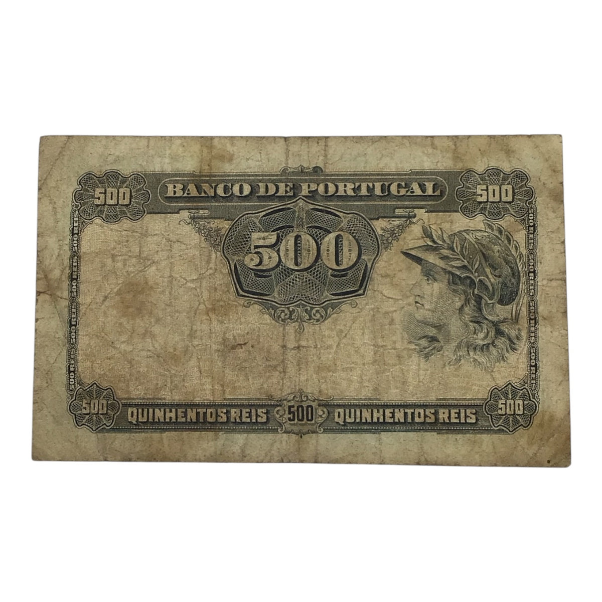 1904 Bank of Portugal 500 Reis Bill
