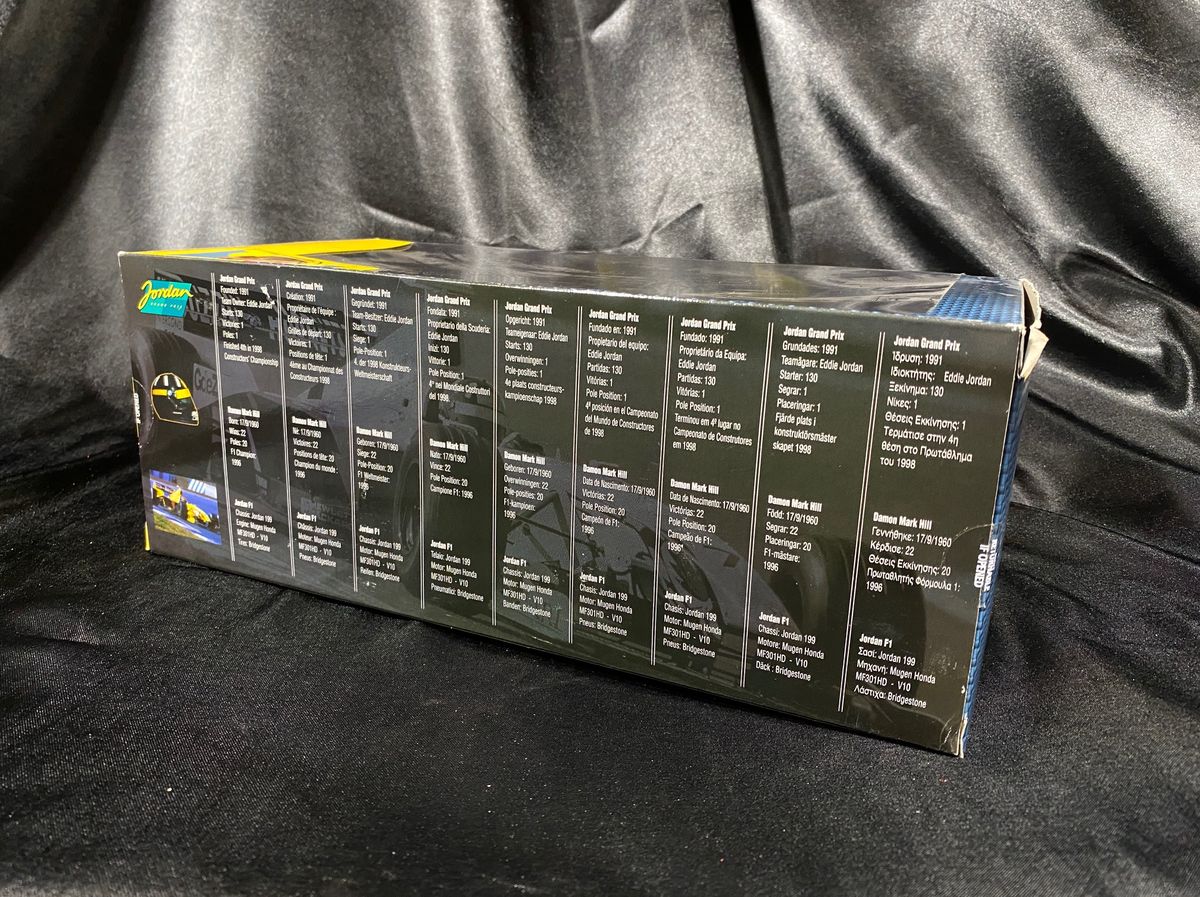 1/18 Hot Wheels Racing Damon Hill Jordan 199 Grand Prix 1999 Mattel New