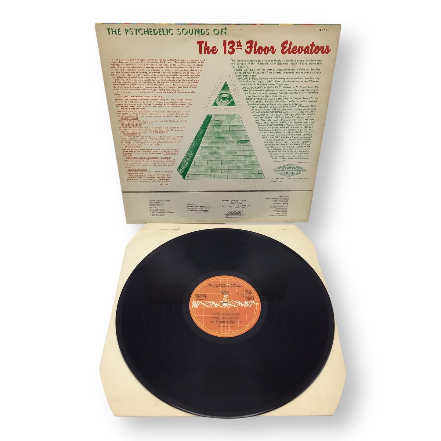 13th Floor Elevators – Psychedelic Sounds Vinyl LP | Preowned