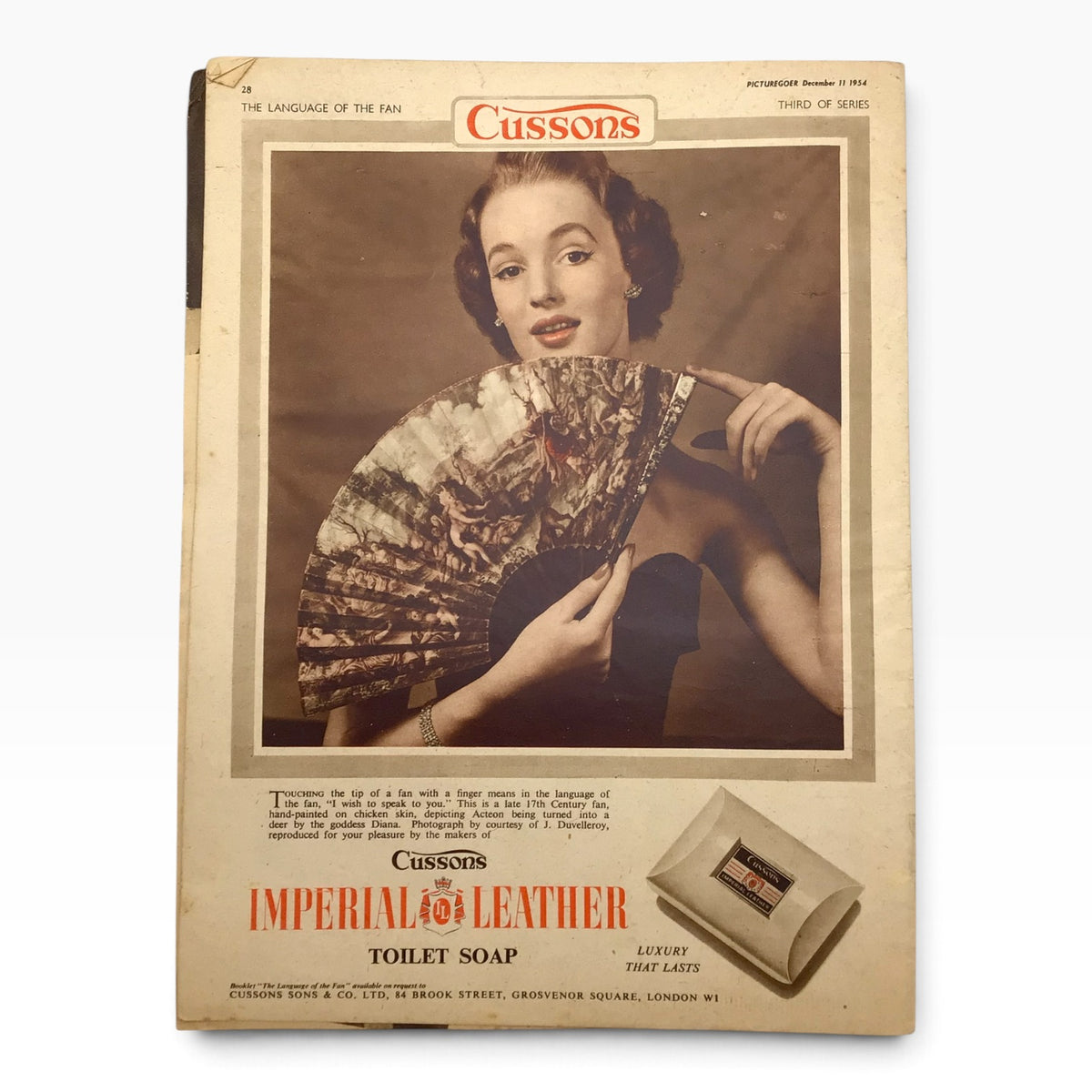 Vintage 1954 Picturegoer Film and Entertainment British Film Magazine Set - 8 Issues