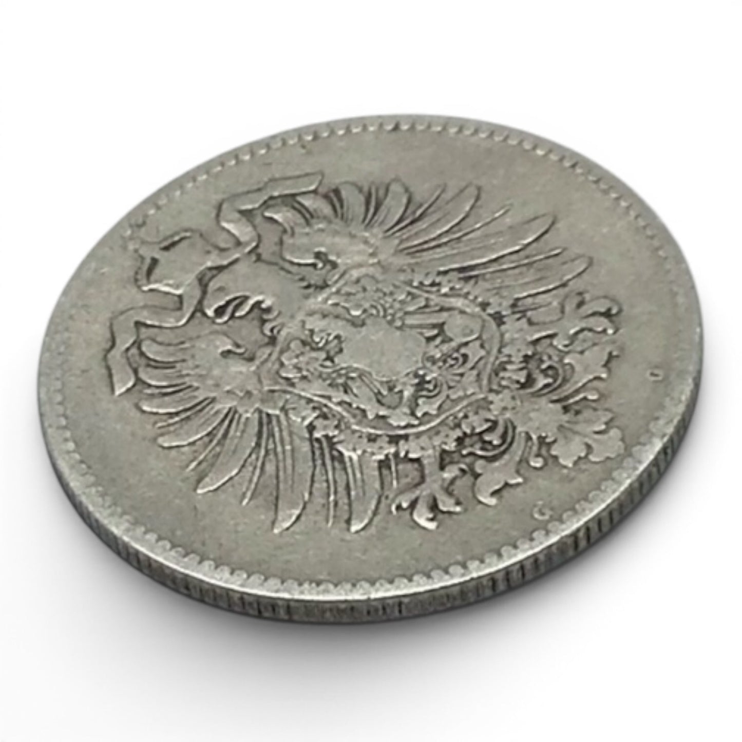 1875 G Germany Empire 1 Mark Coin - Karlsruhe Mint