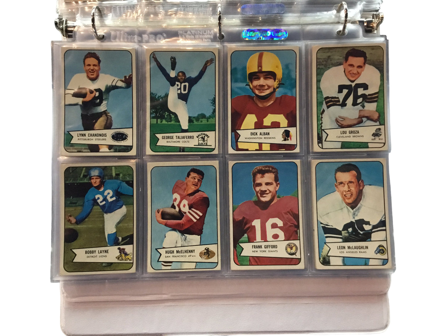 1954 Bowman Complete Set 128 Football Cards ROOKIES & HOF Players *RARE*VINTAGE*