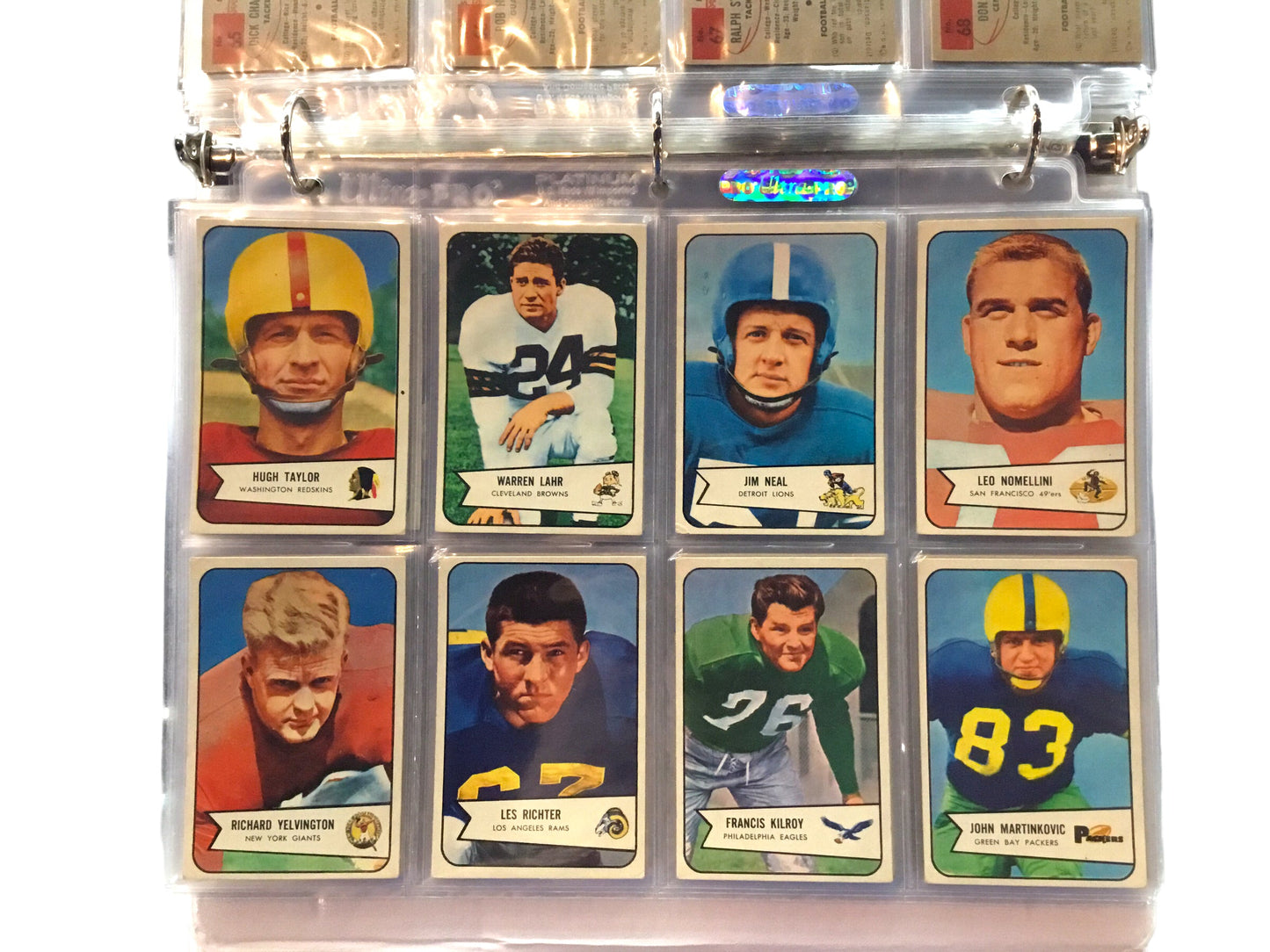 1954 Bowman Complete Set 128 Football Cards ROOKIES & HOF Players *RARE*VINTAGE*
