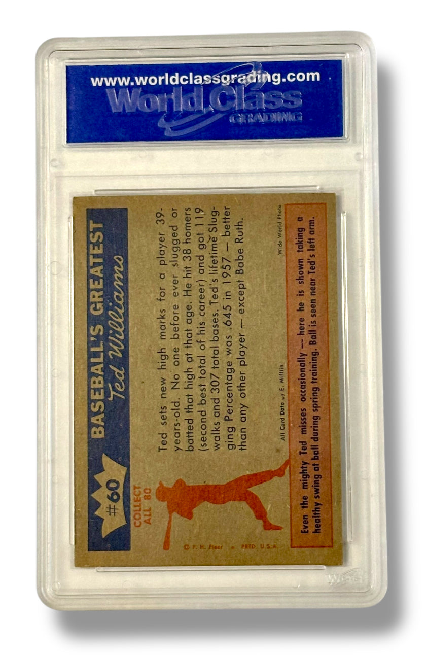 1959 Fleer #60 Ted Williams WCG 6 - 63299518