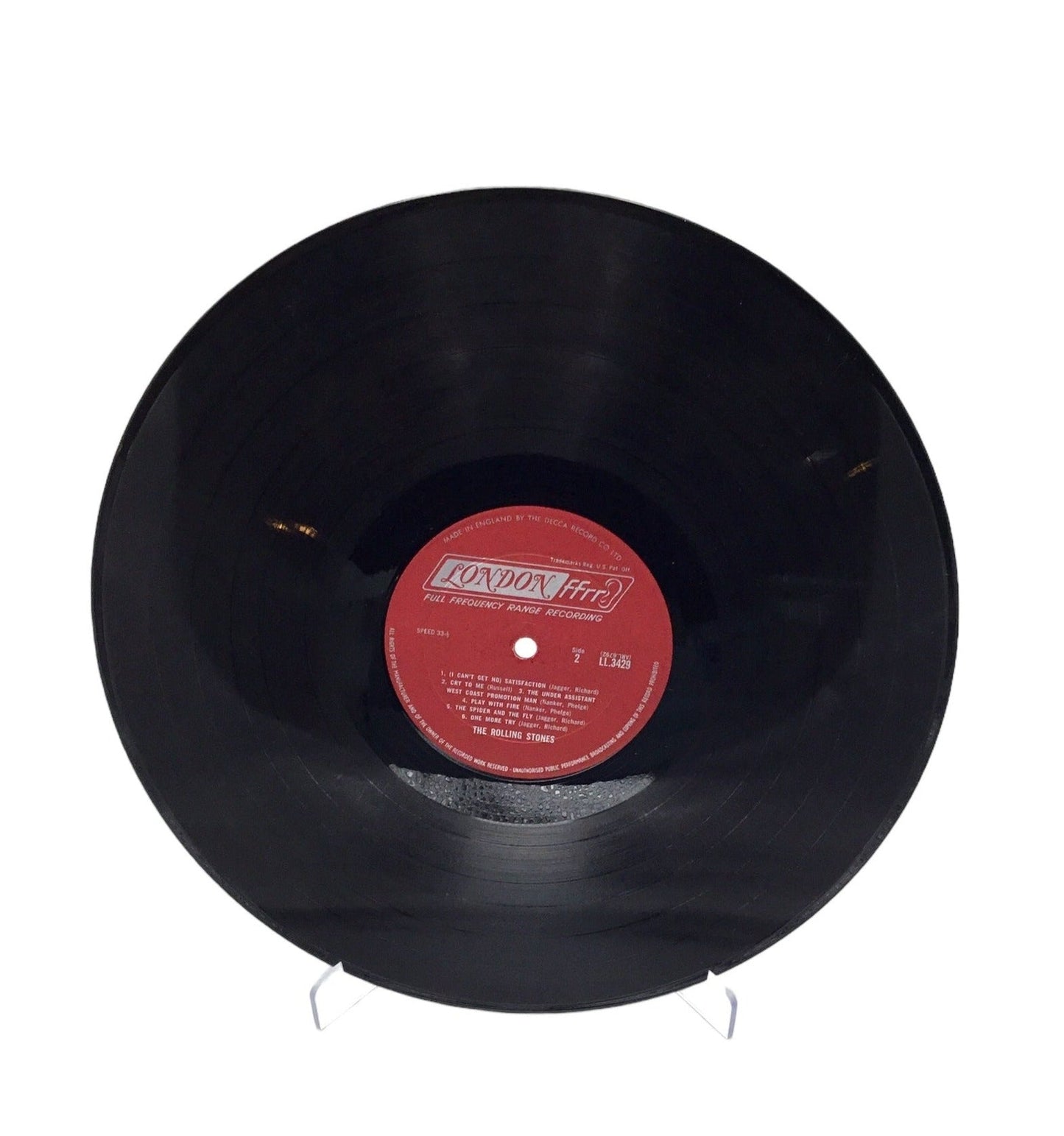 1965 The Rolling Stones - out of our heads - Cover & Vinyl VG+ Mono FFRR Label - LL3429