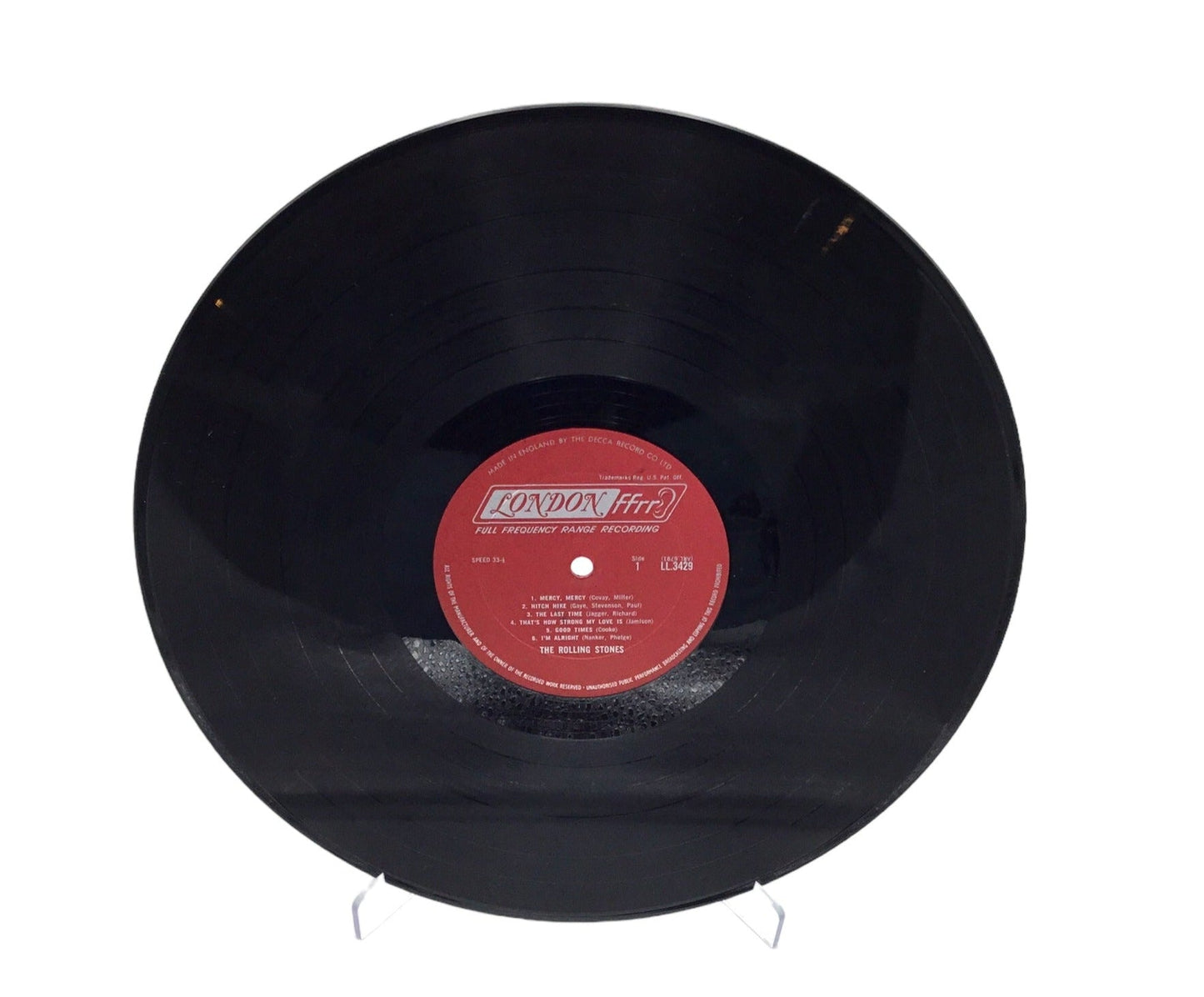 1965 The Rolling Stones - out of our heads - Cover & Vinyl VG+ Mono FFRR Label - LL3429