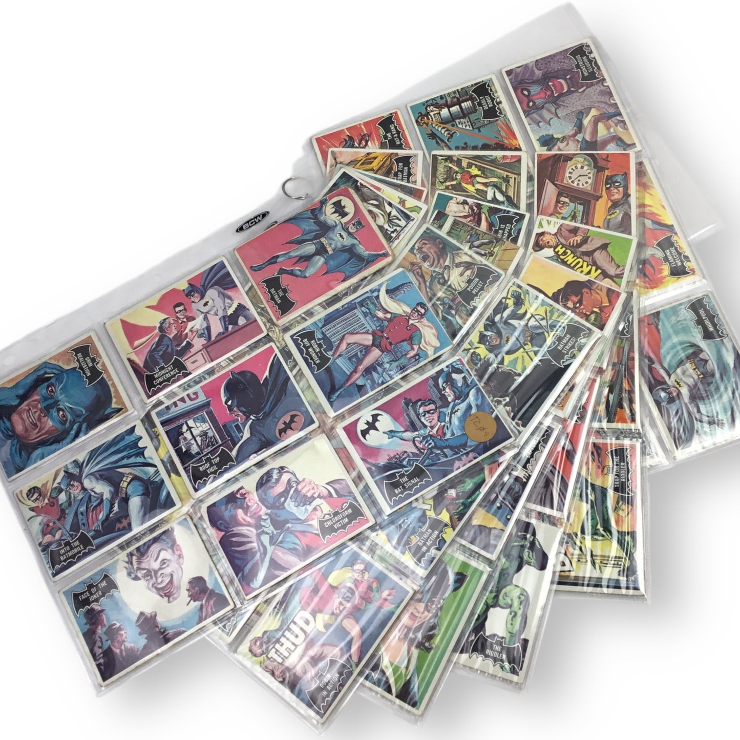 1966 Topps O-Pee-Chee Batman Black Bat Set 55/55 VG-EX Joker Robin