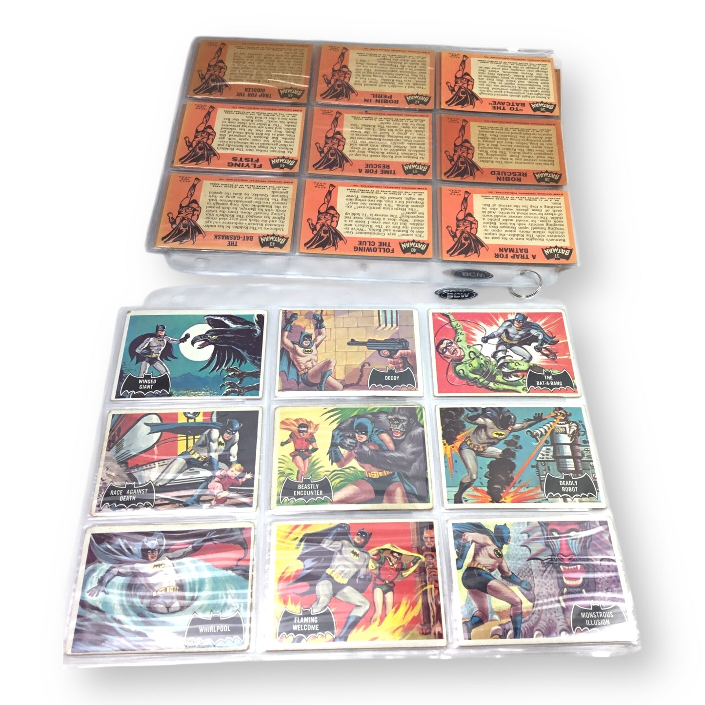 1966 Topps O-Pee-Chee Batman Black Bat Set 55/55 VG-EX Joker Robin