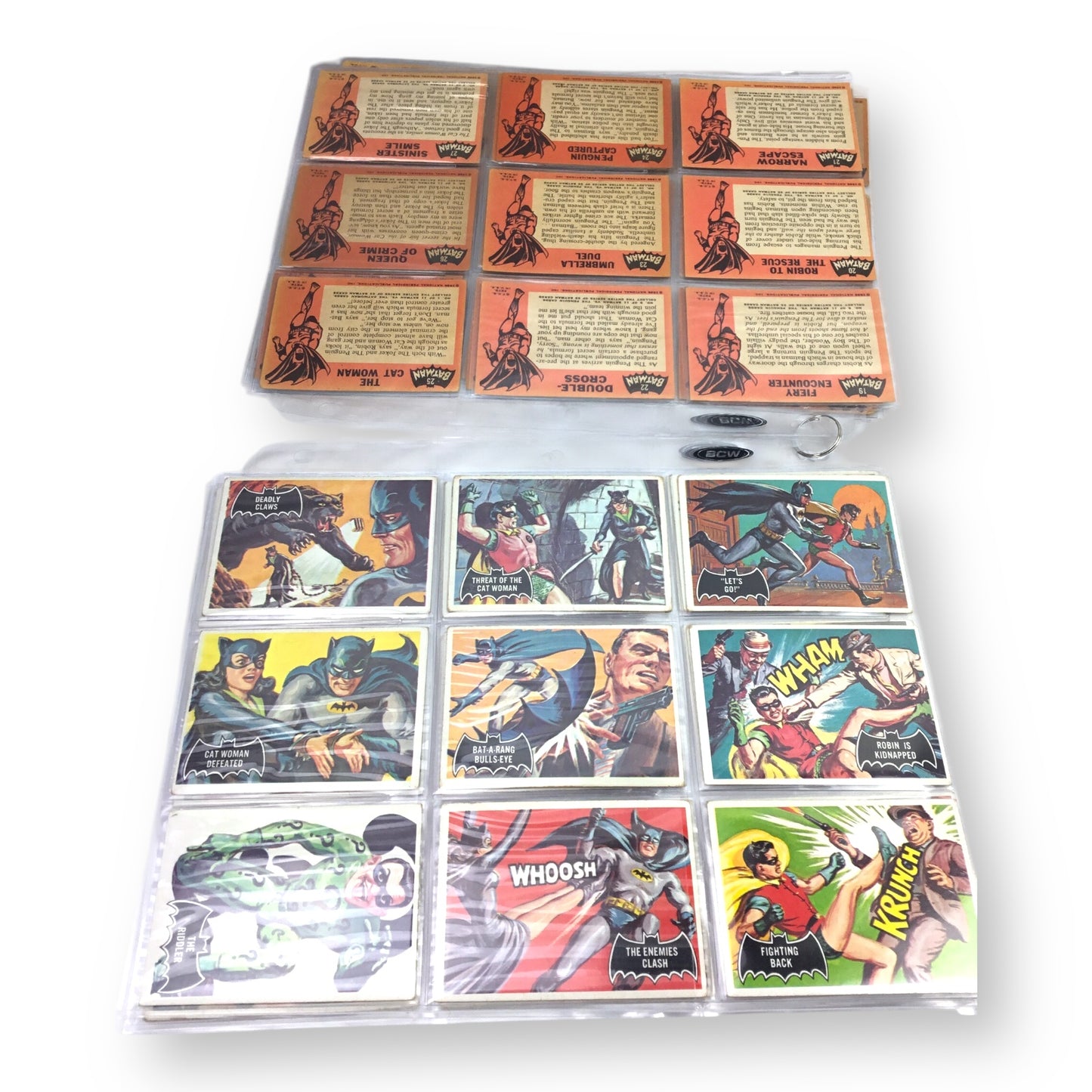 1966 Topps O-Pee-Chee Batman Black Bat Set 55/55 VG-EX Joker Robin