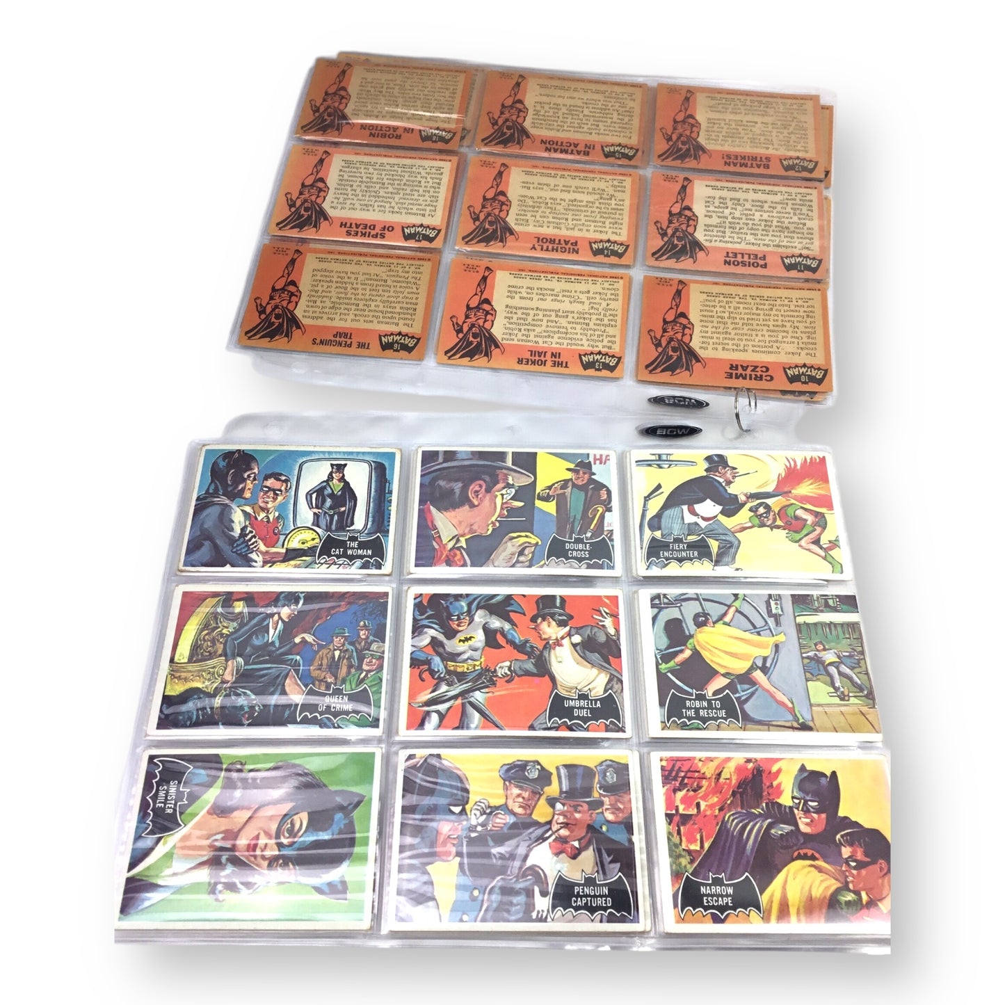 1966 Topps O-Pee-Chee Batman Black Bat Set 55/55 VG-EX Joker Robin