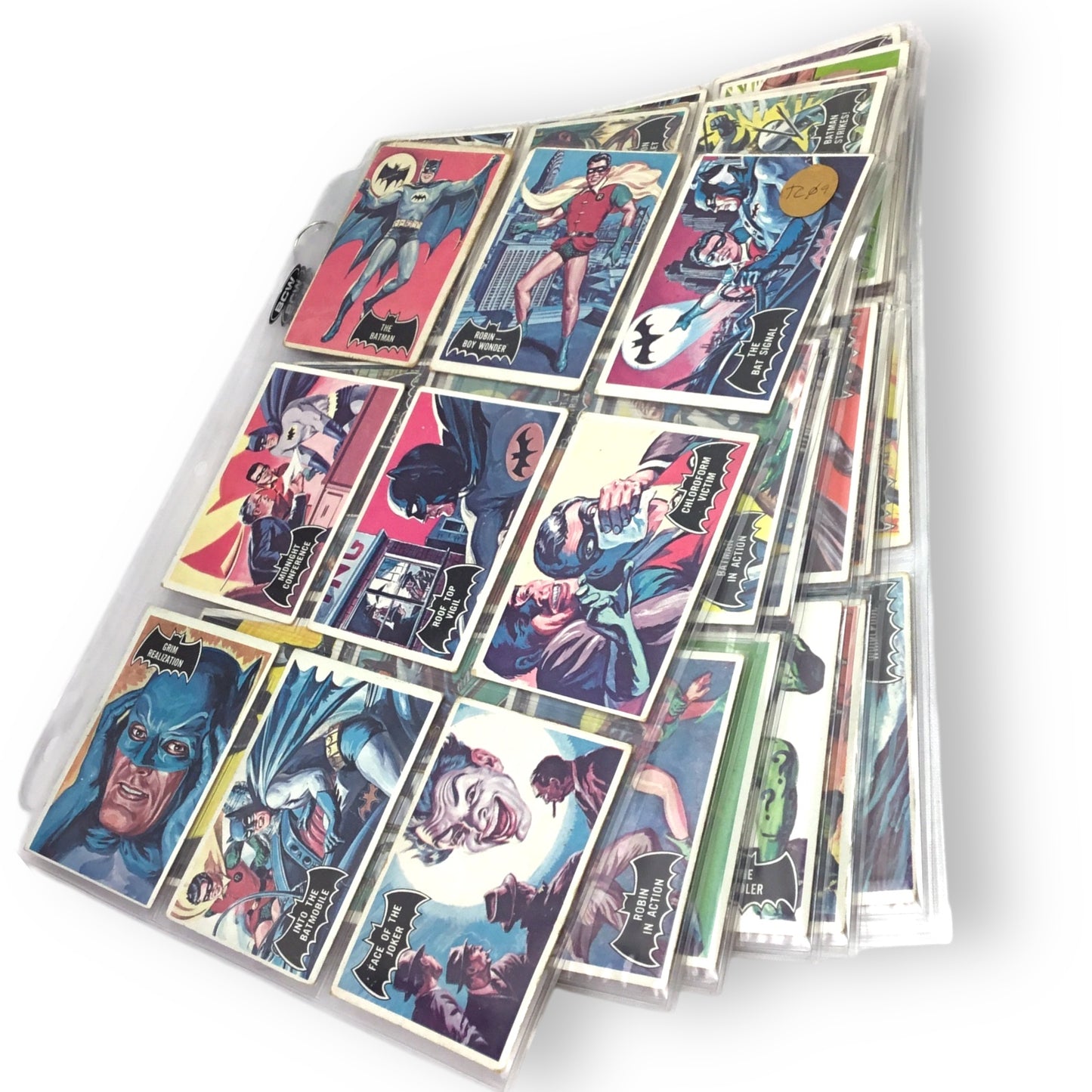 1966 Topps O-Pee-Chee Batman Black Bat Set 55/55 VG-EX Joker Robin