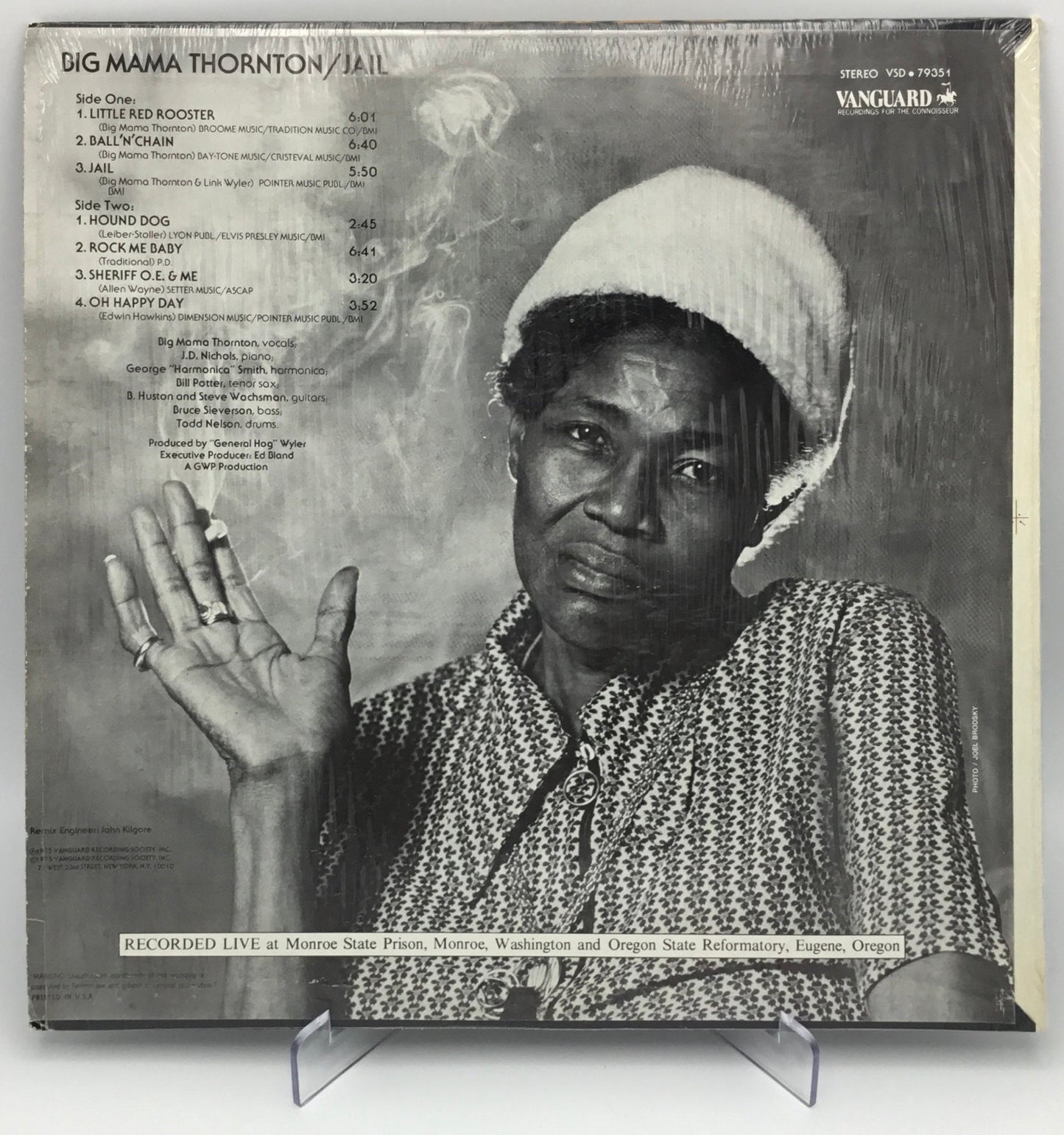 1975 Big Mama Thornton - Jail LP on Vanguard VSD-79351