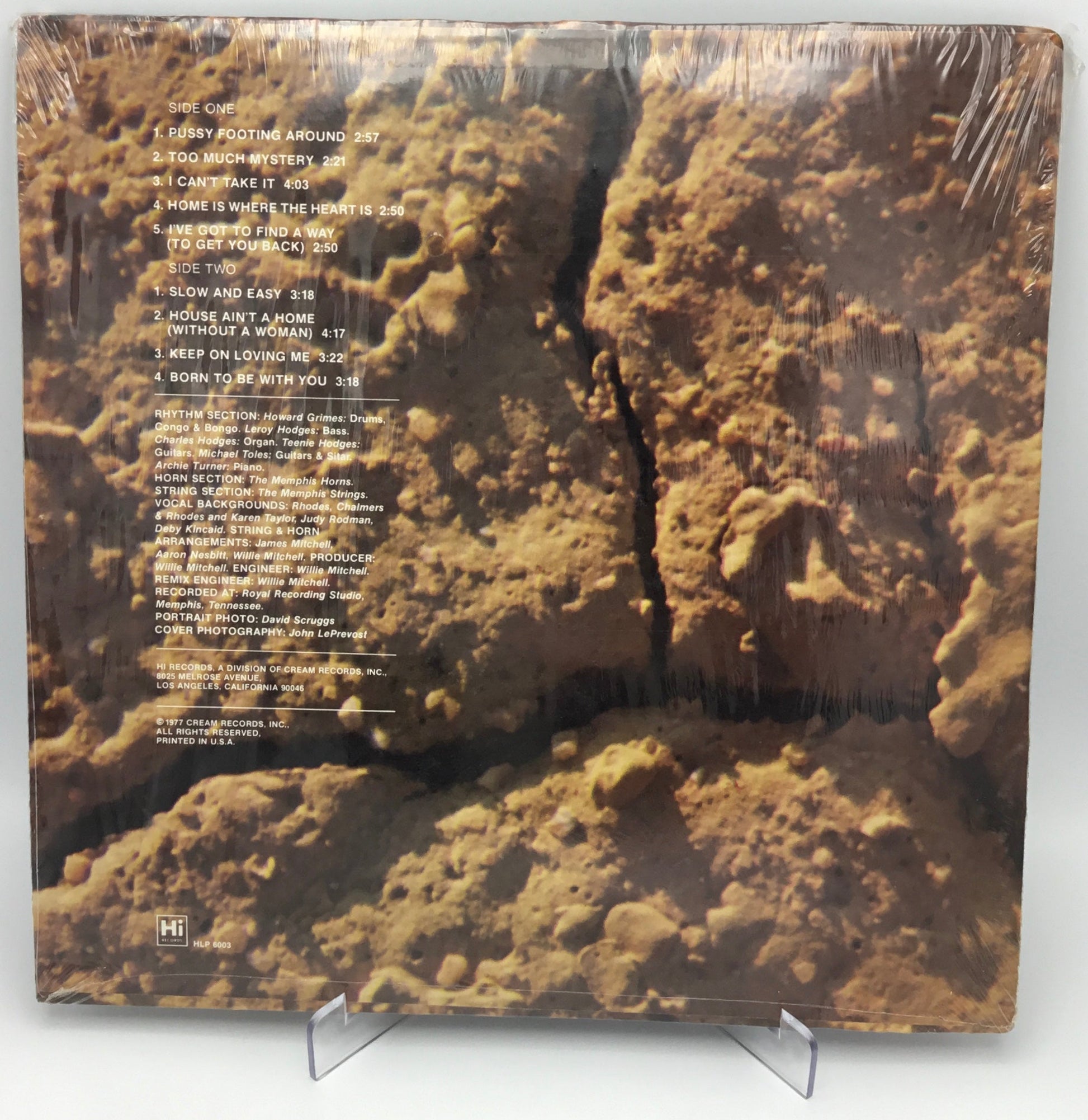 1977 I Can't Take It- by Otis Clay Vinyl - HI Records