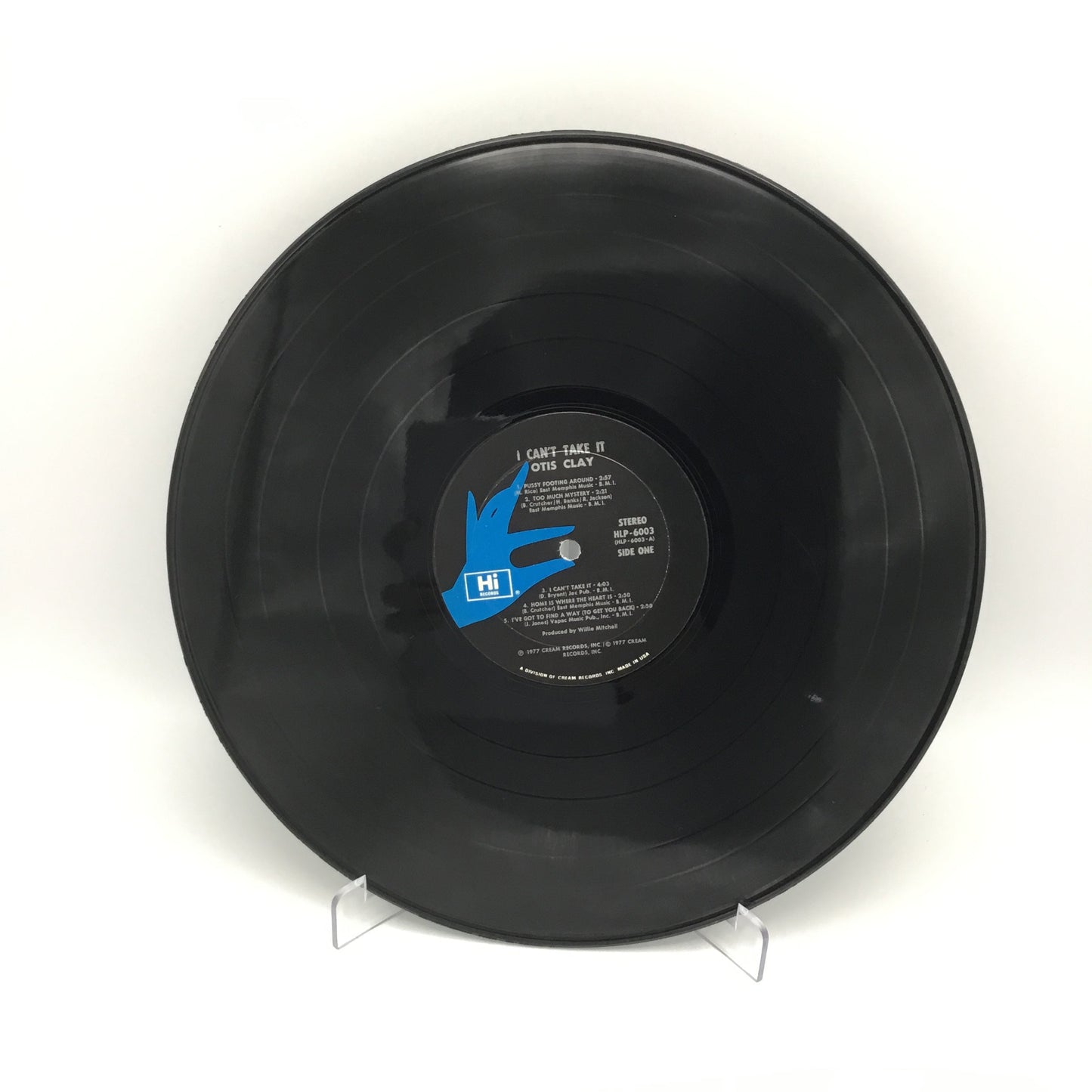 1977 I Can't Take It- by Otis Clay Vinyl - HI Records