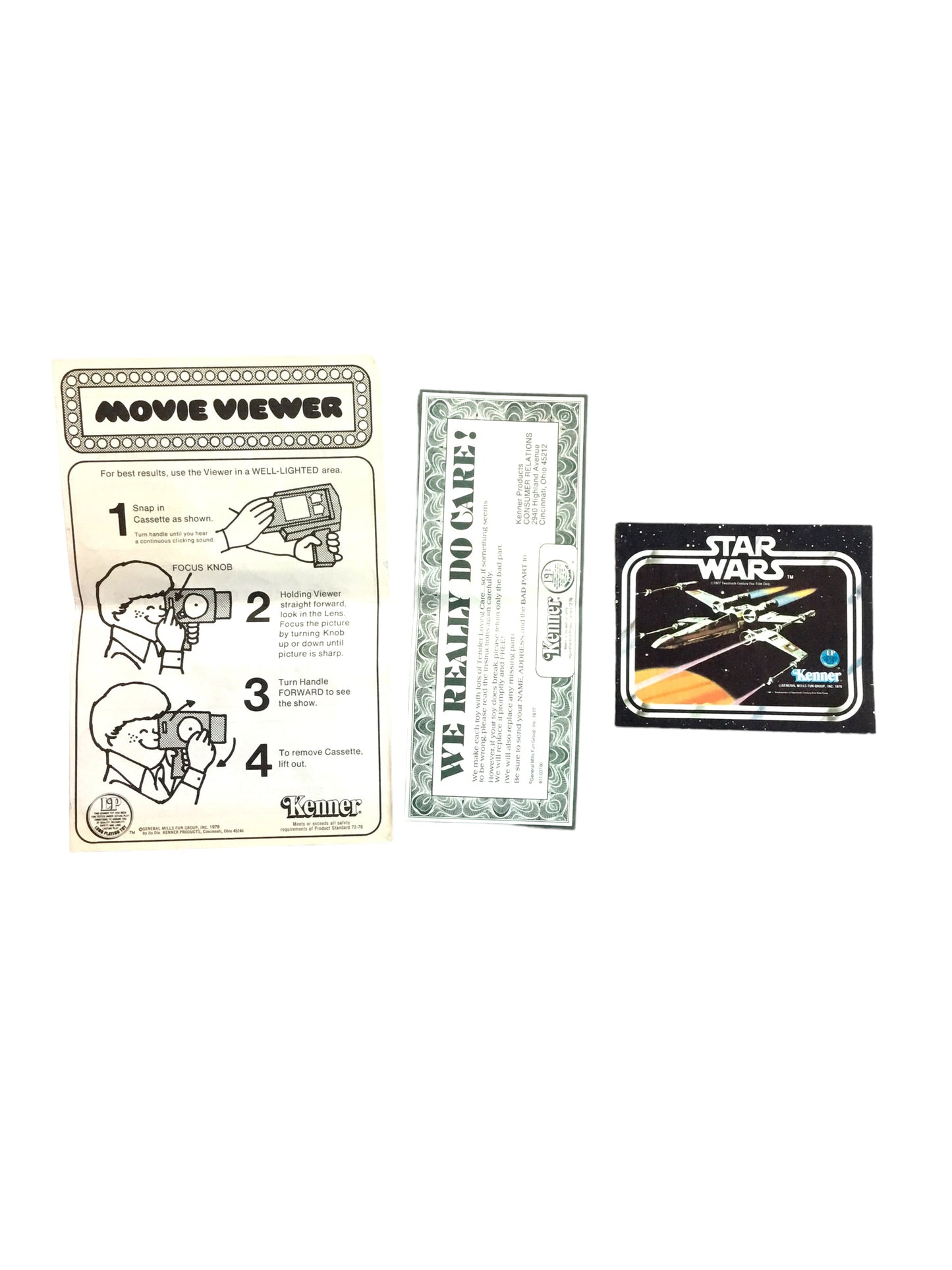 1977 Kenner Star Wars Movie Viewer & Movie Cassette In Box