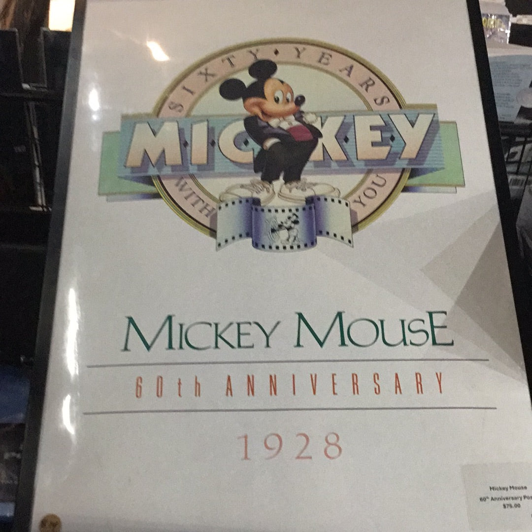 1987 Mickey Mouse 60th Anniversary Poster Art One Images