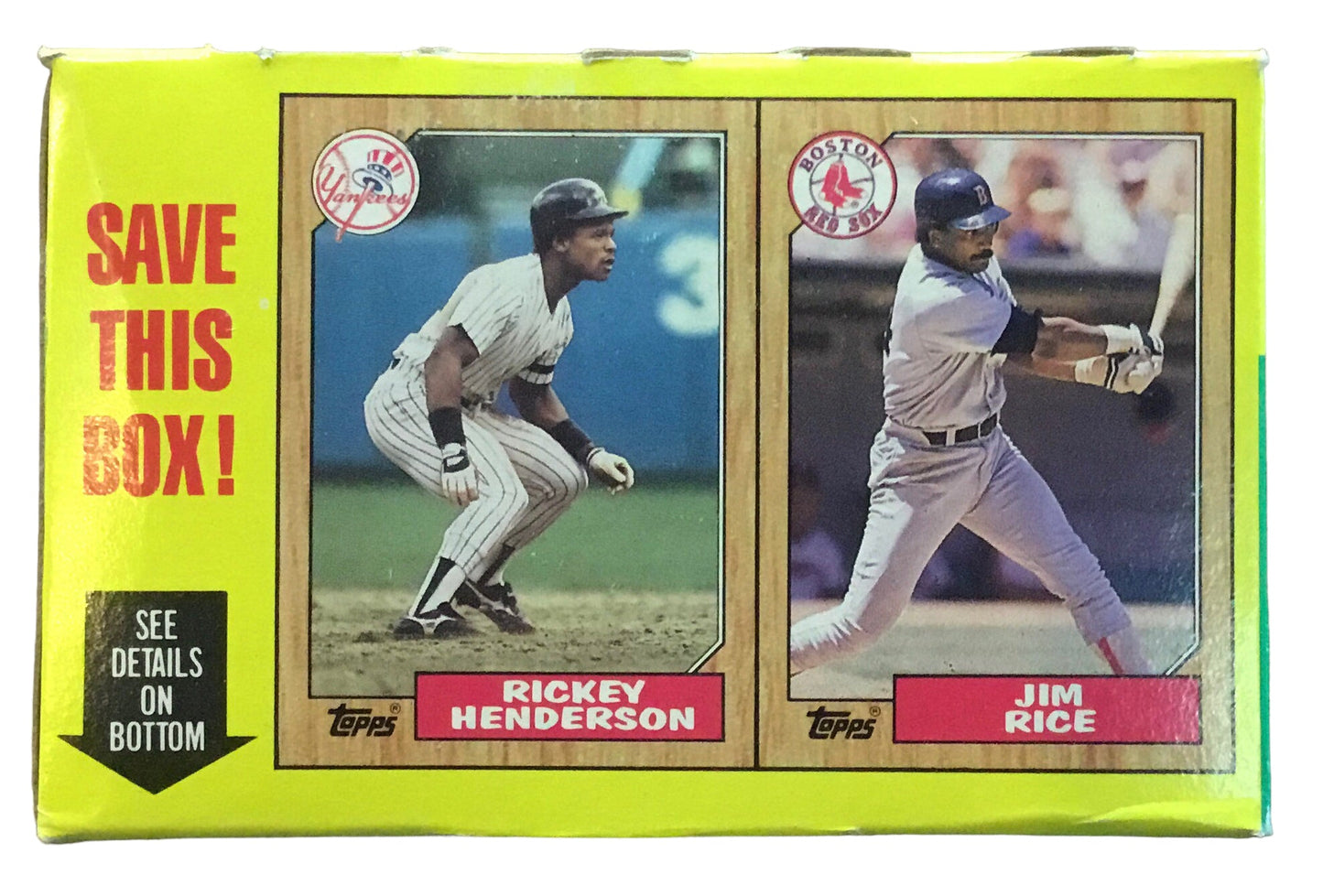 1987 topps 36 ct wax box