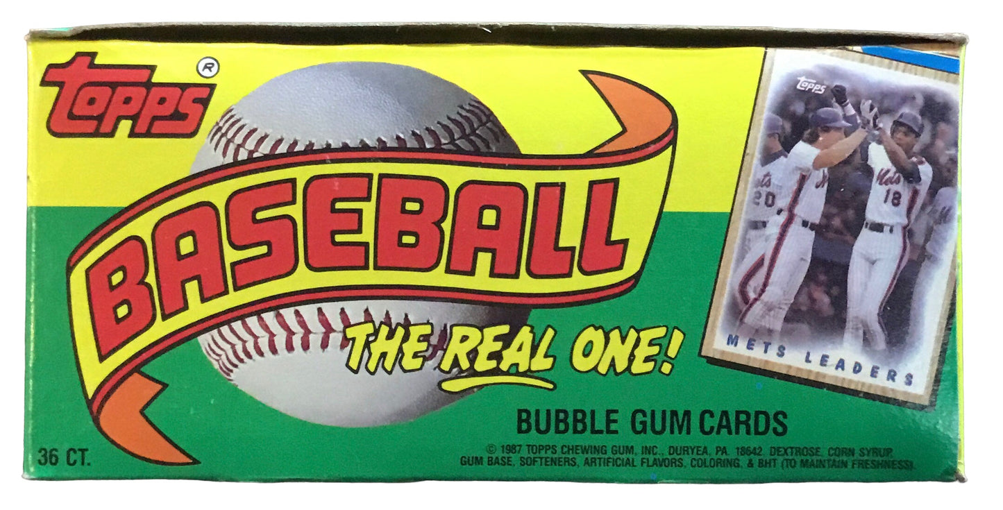 1987 topps 36 ct wax box
