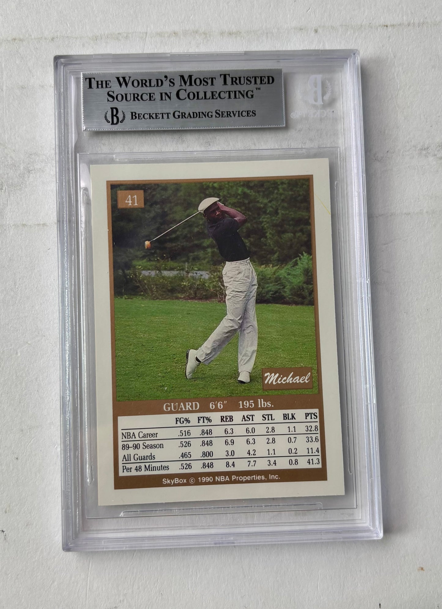 1990-91 Skybox #41 Michael Jordan BGS 8.5 NM-MT+ - 0013421957