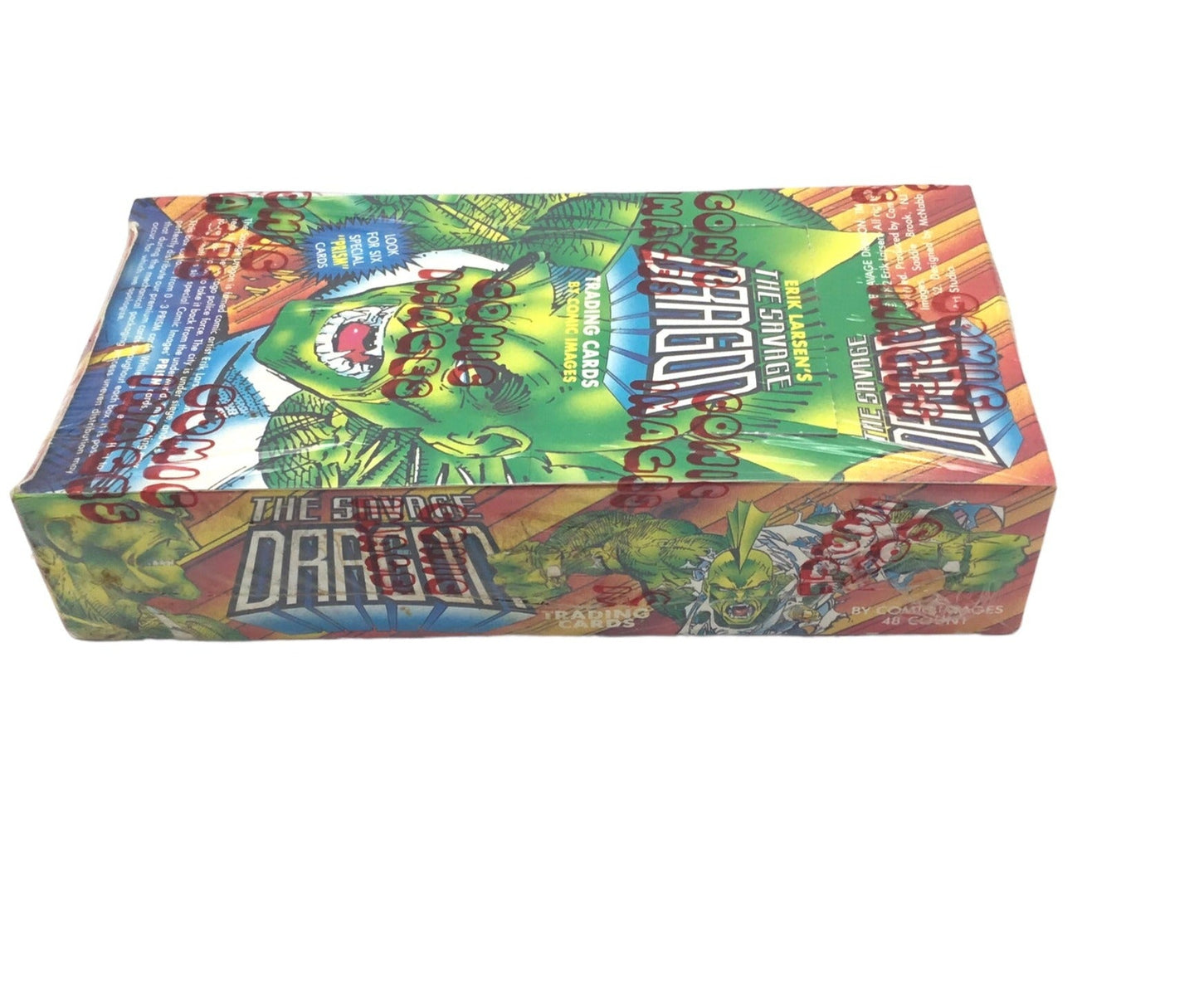 1992 Erik Larsen's, The Savage Dragon Comic Images: Trading Cards -Sealed Box 48 Packs 10 Cards per Pack