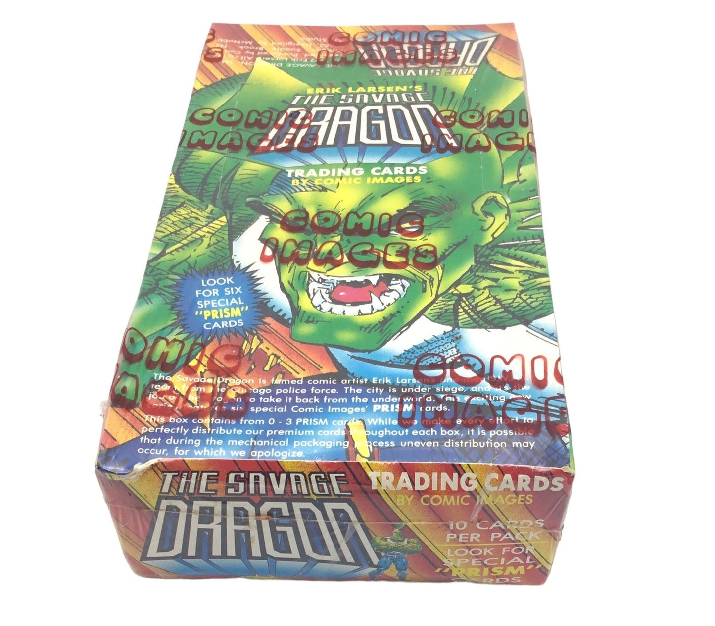 1992 Erik Larsen's, The Savage Dragon Comic Images: Trading Cards -Sealed Box 48 Packs 10 Cards per Pack