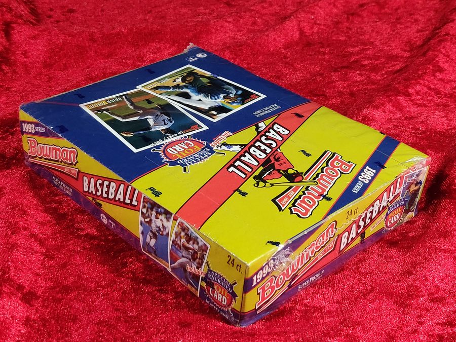 1993 Bowman MLB Baseball Cards Factory Sealed Hobby Box 24 Packs
