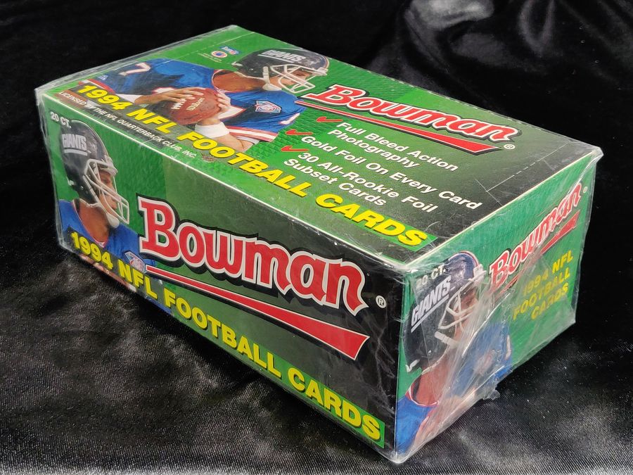 1994 Bowman Football Factory Sealed Box 20 Packs Marshall Faulk RC