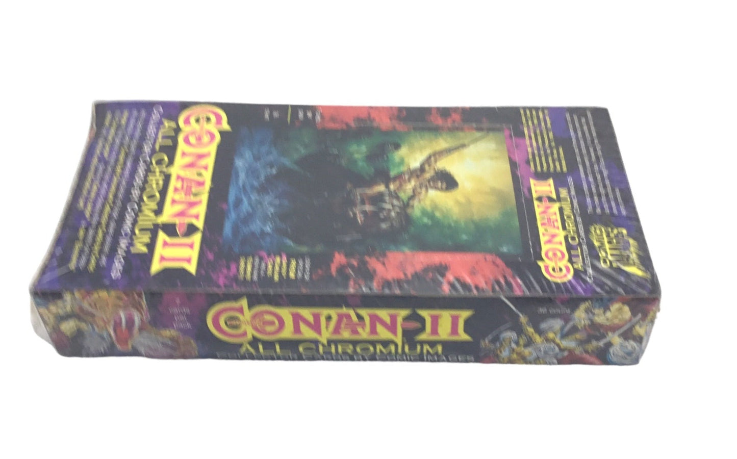 1994 Conan II All Chromium Sealed Collector Card Box Comic Images 7 Cards per Pack 36 Packs