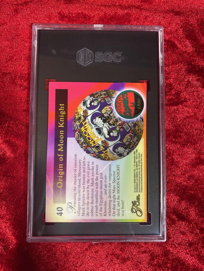 1994 Flair Marvel Moon Knight #40 SGC 9.5