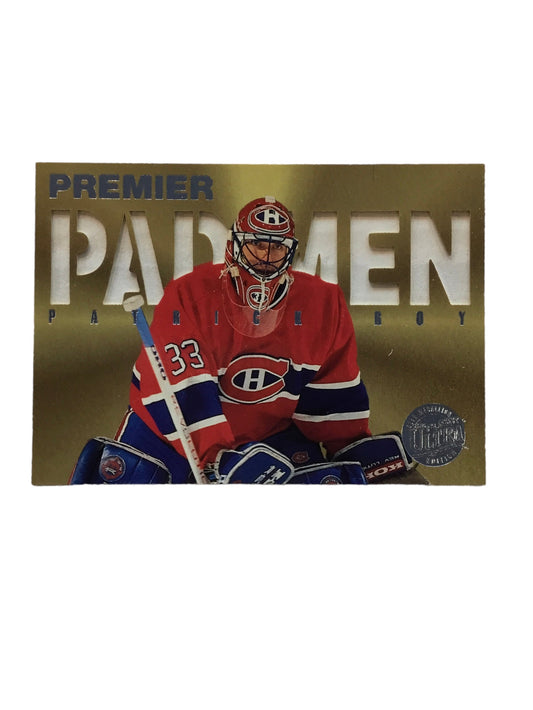 1995/96 ULTRA PREMIER PAD MEN PATRICK ROY #10