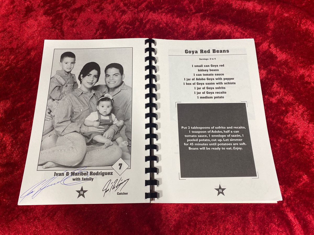 1996 Diamond Dining Texas Rangers Recipe Book 1st Print w/39 Player Autographs