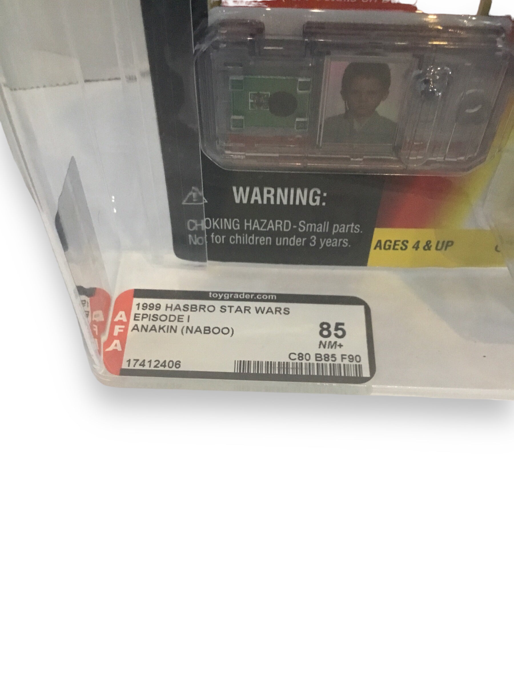 1999 Hasbro Star Wars Episode 1 Anakin (Naboo) Graded 85