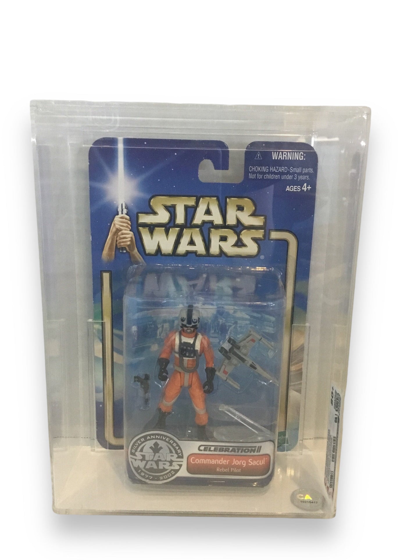 2002 Hasbro Star Wars Saga Series Commander Jorg Sacul Celebration Exclusive Graded 80+