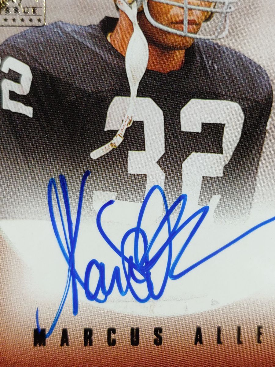 2002 Topps Ring of Honor Autograph SB XVIII MVP Marcus Allen Oakland R –  Collectors Crossroads