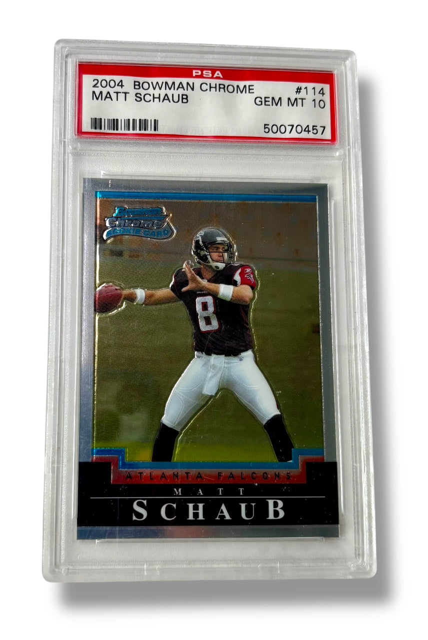 2004 Bowman Chrome #114 Matt Schaub Rookie RC PSA 10 - 50070457
