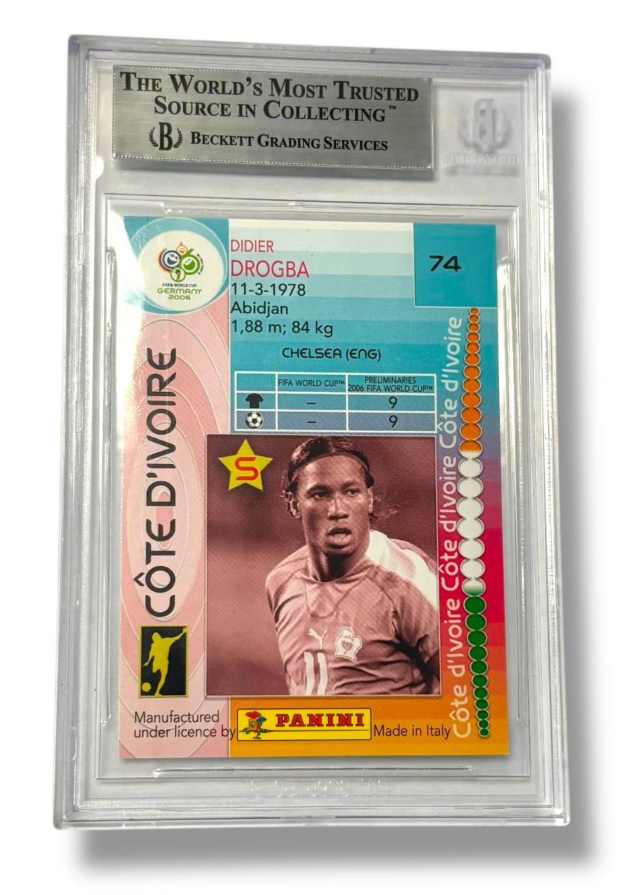 2006 Panini World Cup #74 Didier Drogba BGS 8.5 - 0013492662