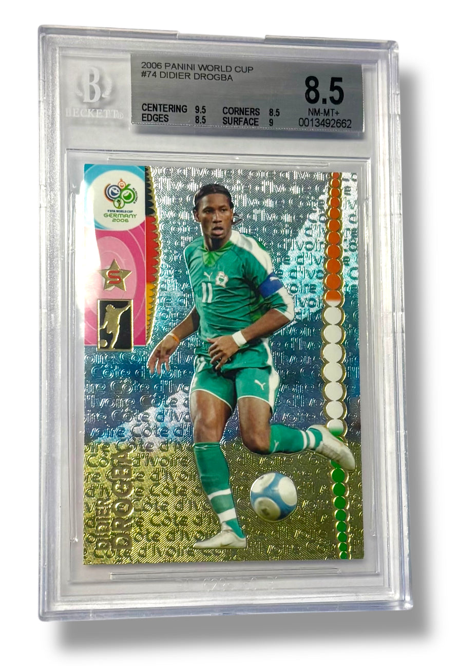 2006 Panini World Cup #74 Didier Drogba BGS 8.5 - 0013492662