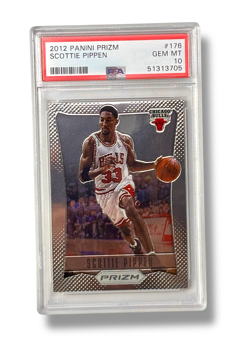 2012 Panini 1st Edition Prizm Basketball #176 Scottie Pippen PSA 10 - 51313705