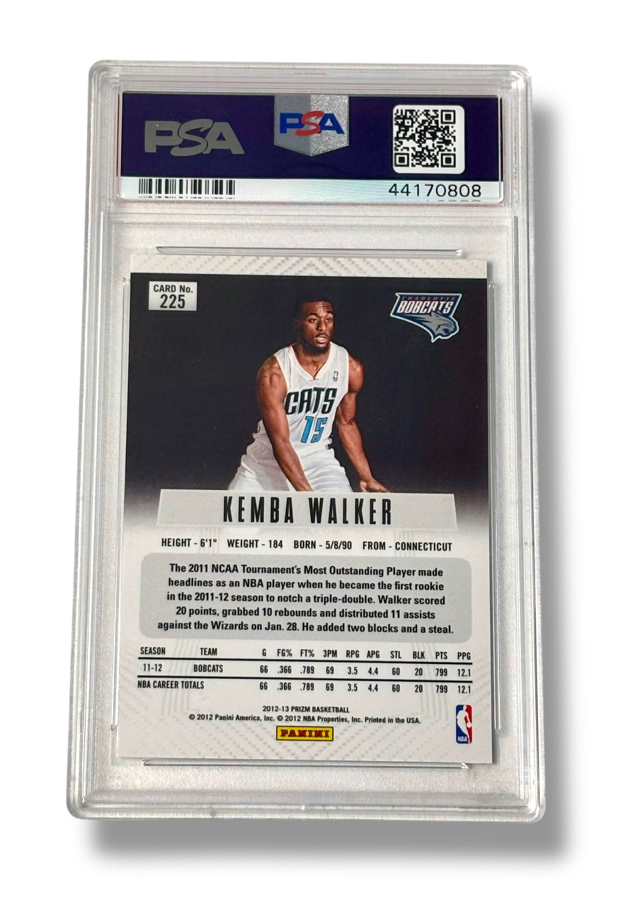2012 Prizm 1st Edition #225 Kemba Walker PSA 10 - 44170808