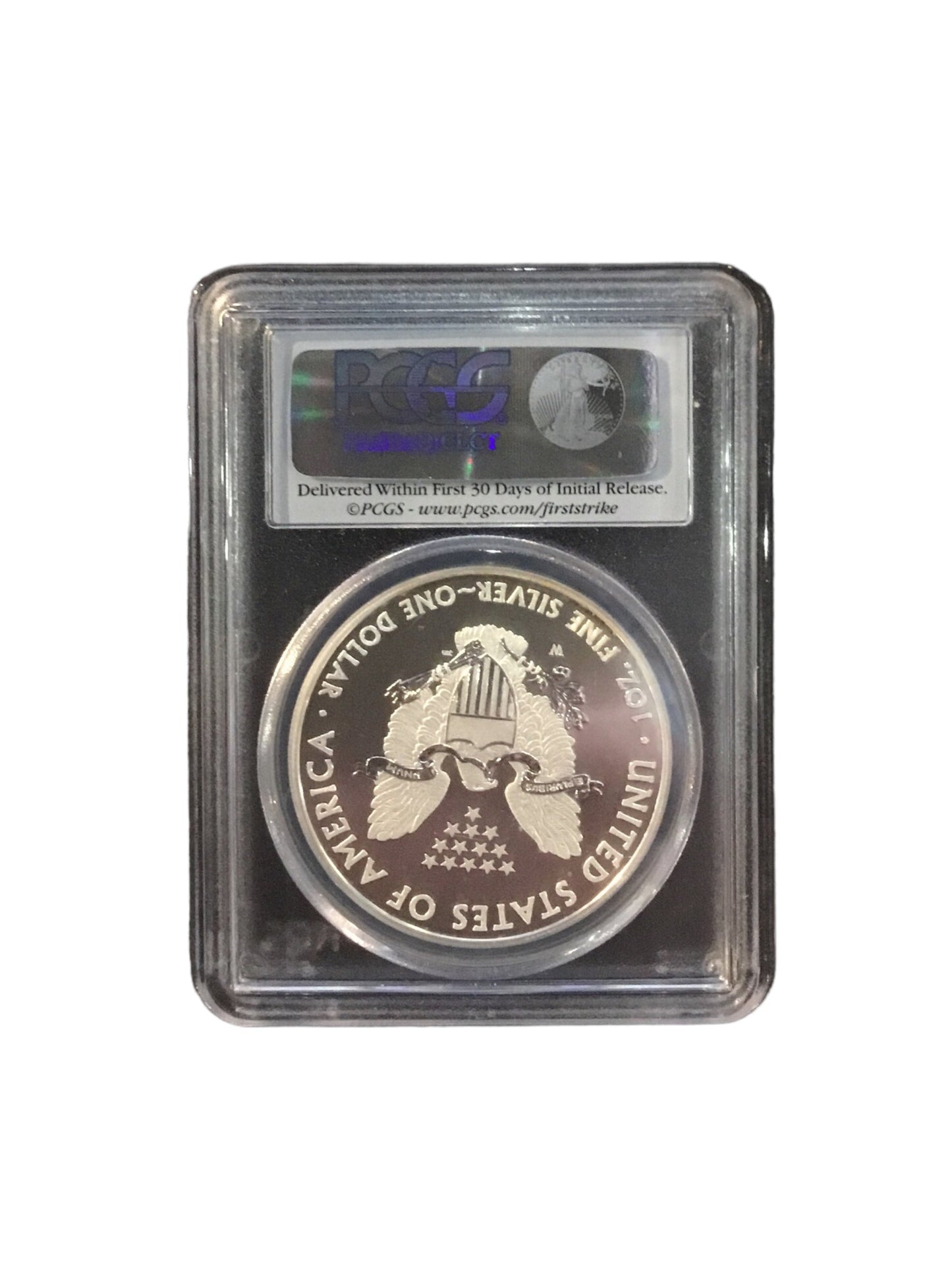2013-W PCGS Graded MS70/PR70 Set of Two 1 Oz Fine Silver Enhanced Mint State & Reverse Proof