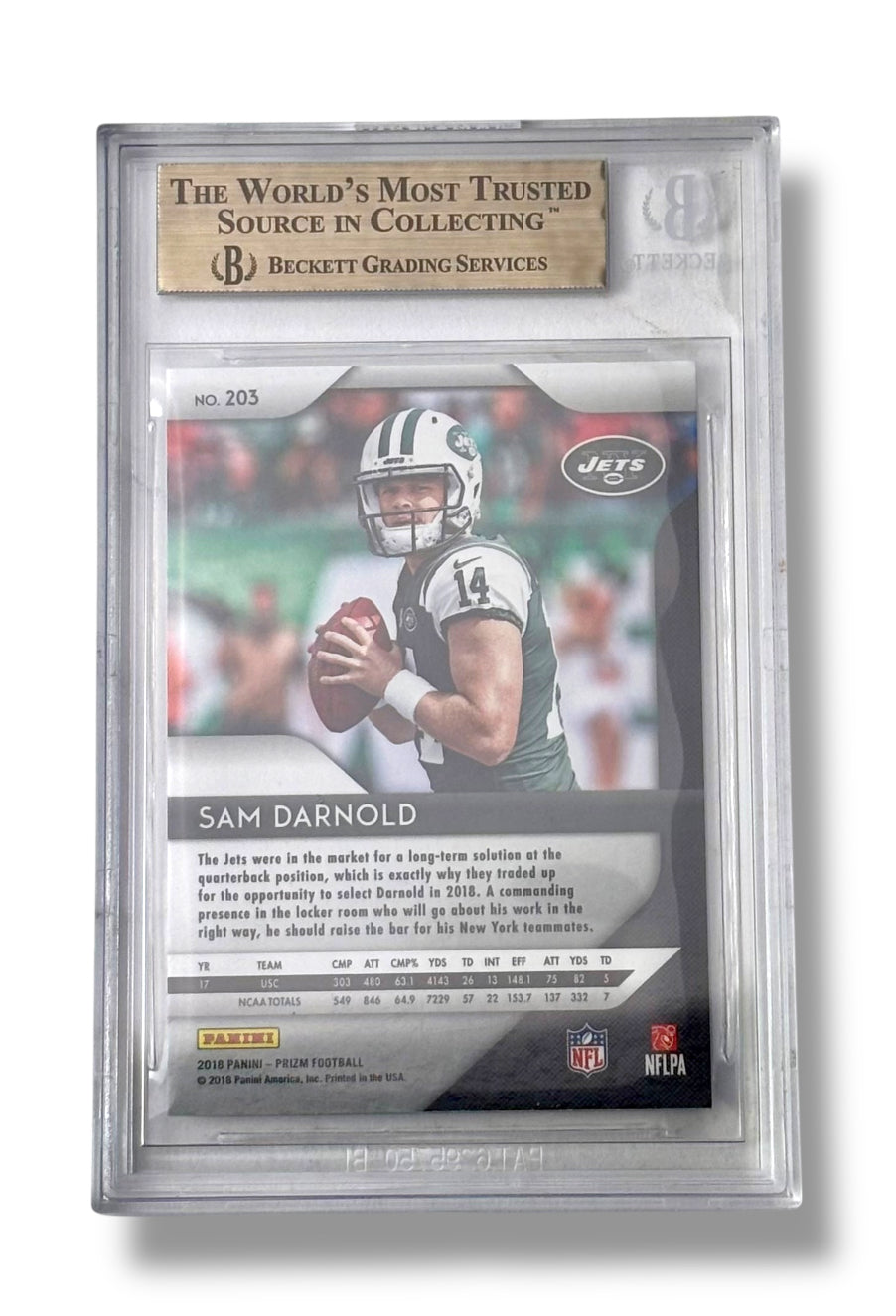 2018 Prizm #203 Sam Darnold Rookie RC BGS 9.5 - 0013421187