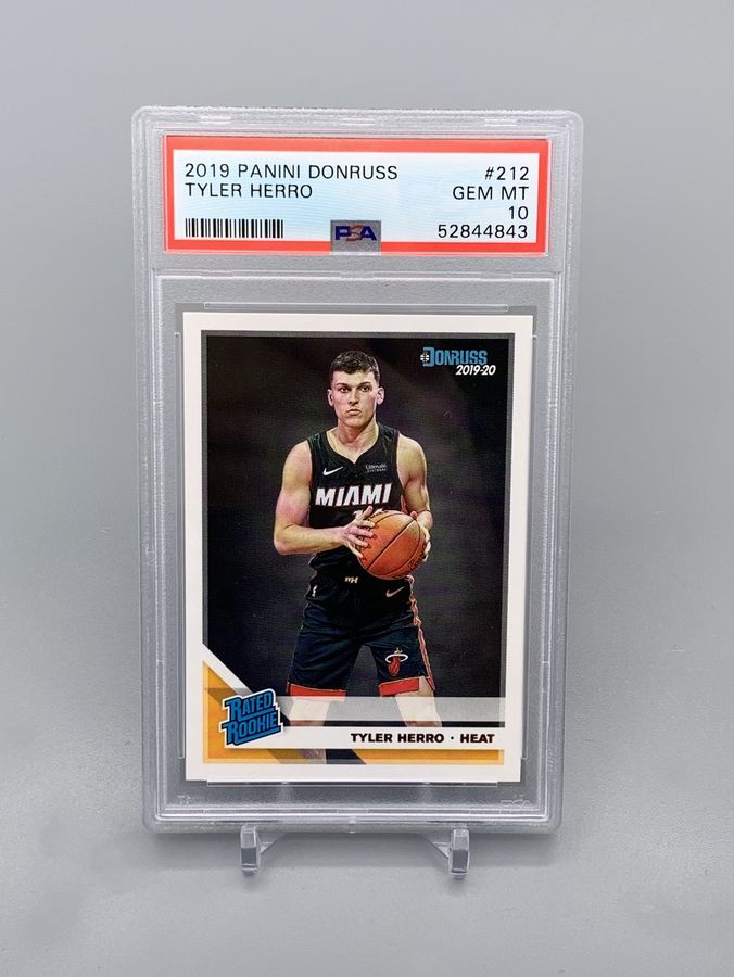 2019-20 Panini Donruss #212 Tyler Herro RR RC PSA 10