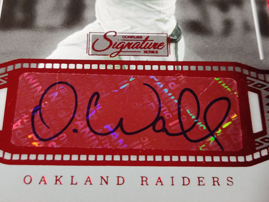 2019 Donruss Signature Series Red #44 Darren Waller 42/75