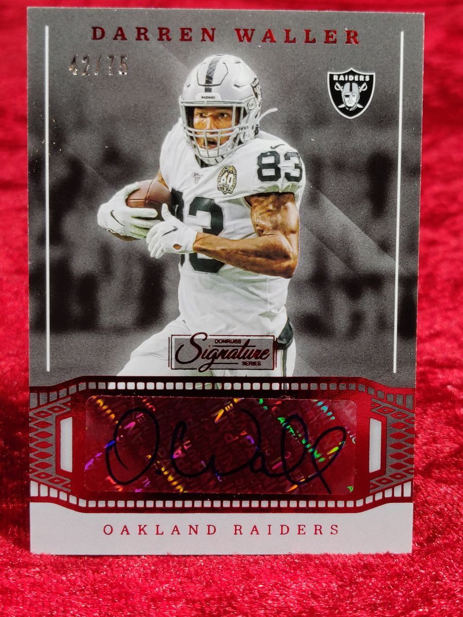 2019 Donruss Signature Series Red #44 Darren Waller 42/75