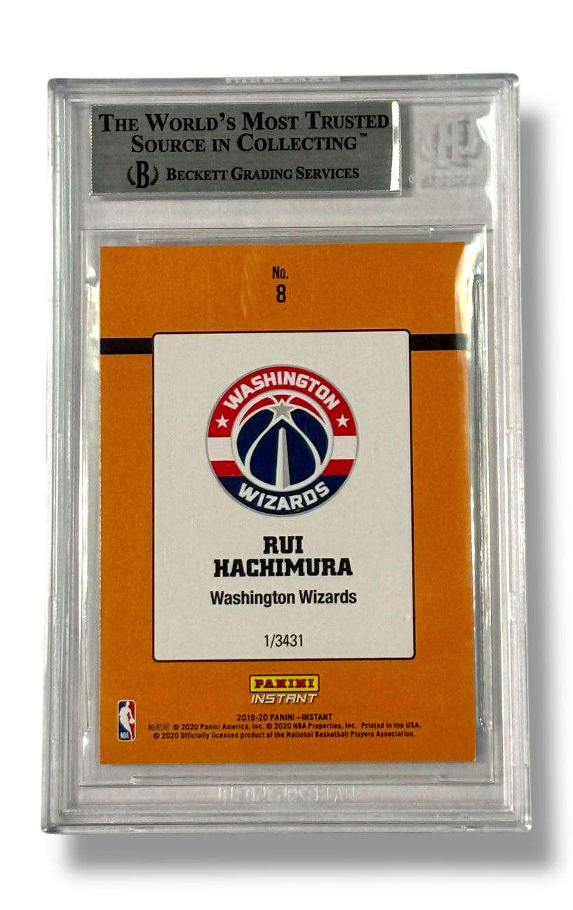 2019 Panini Instant 1989 Rookies /3431 Rui Hachimura RC BGS 9 - 0013419574