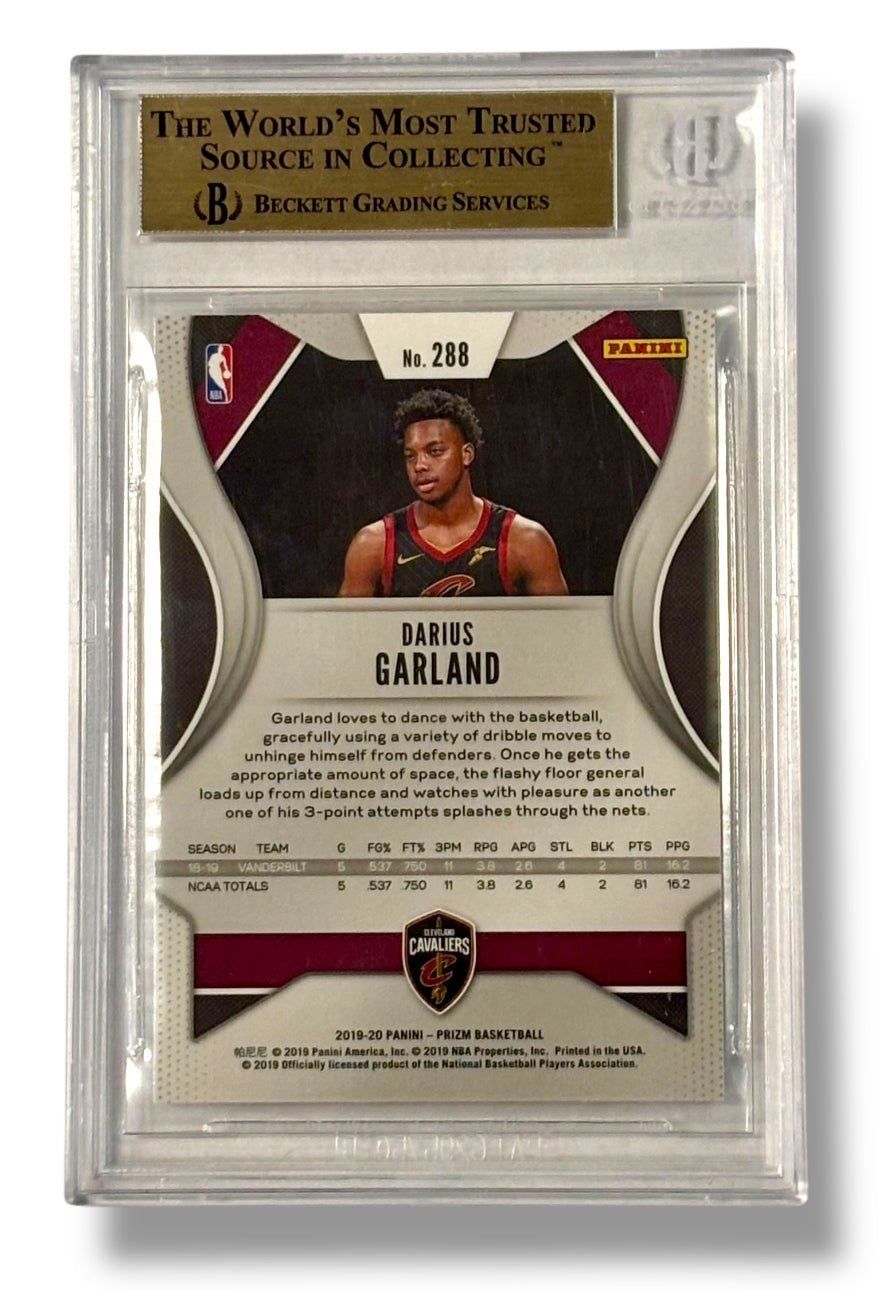 2019 Panini Prizm #288 Darius Garland Rookie RC BGS 9.5 Gem Mint - 0013418849