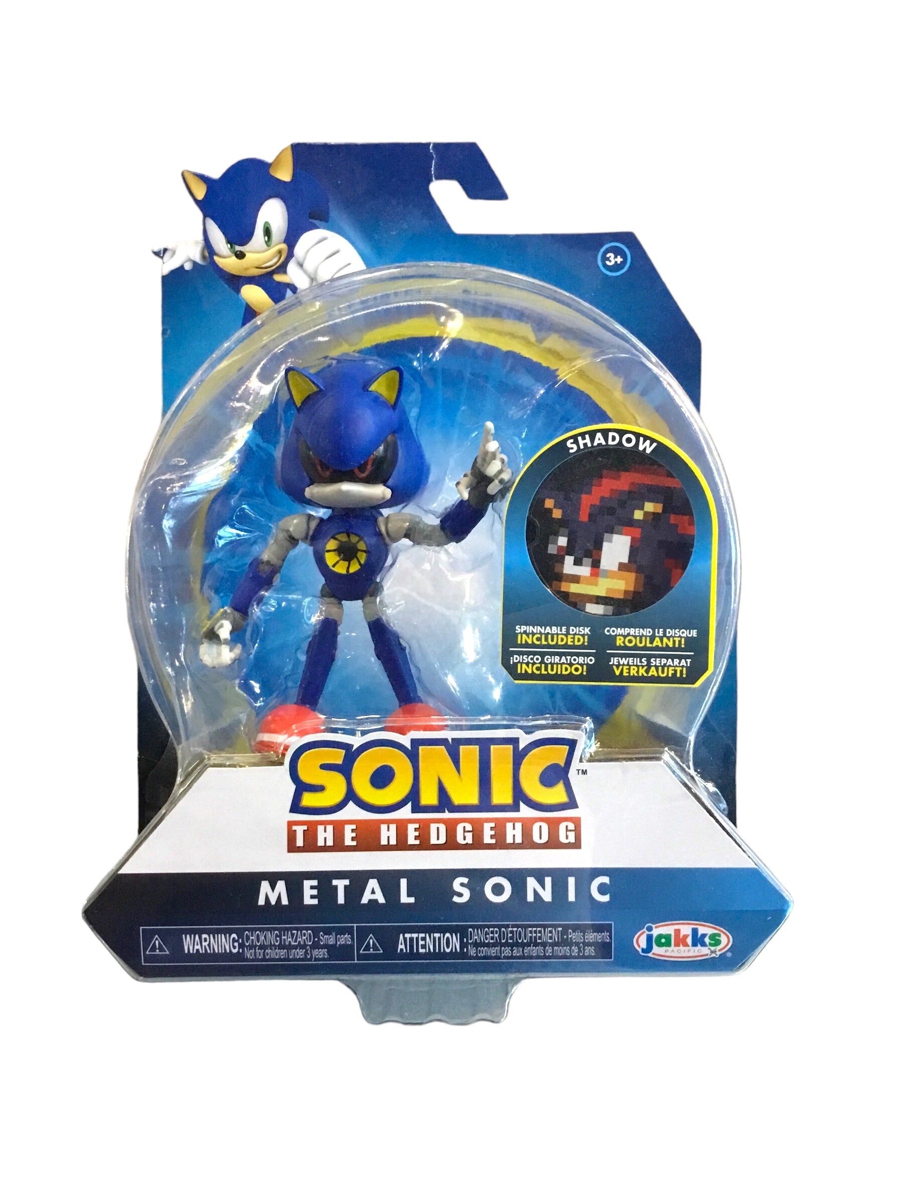 2019 Sonic The Hedgehog Collectible Metal Sonic 4 Bendable Flexible A Collectors Crossroads