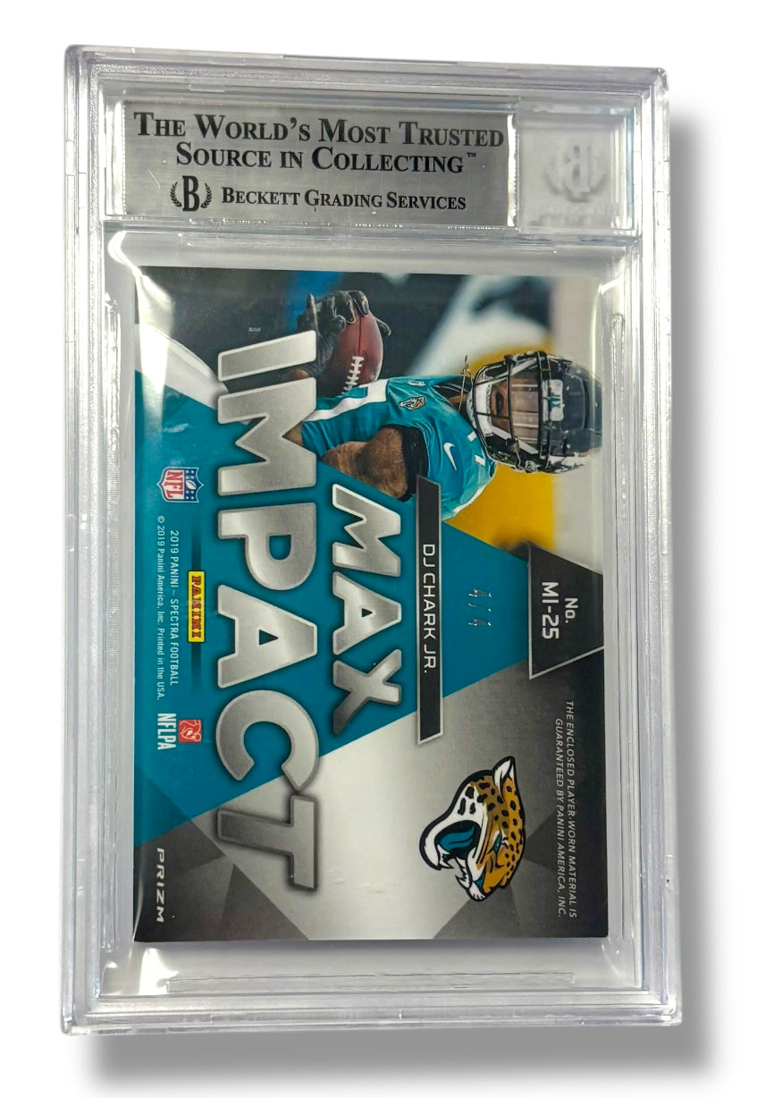 2019 Spectra Neon Marble Max Impact /4 RC DJ Chark JR BGS 9 - 0013419312