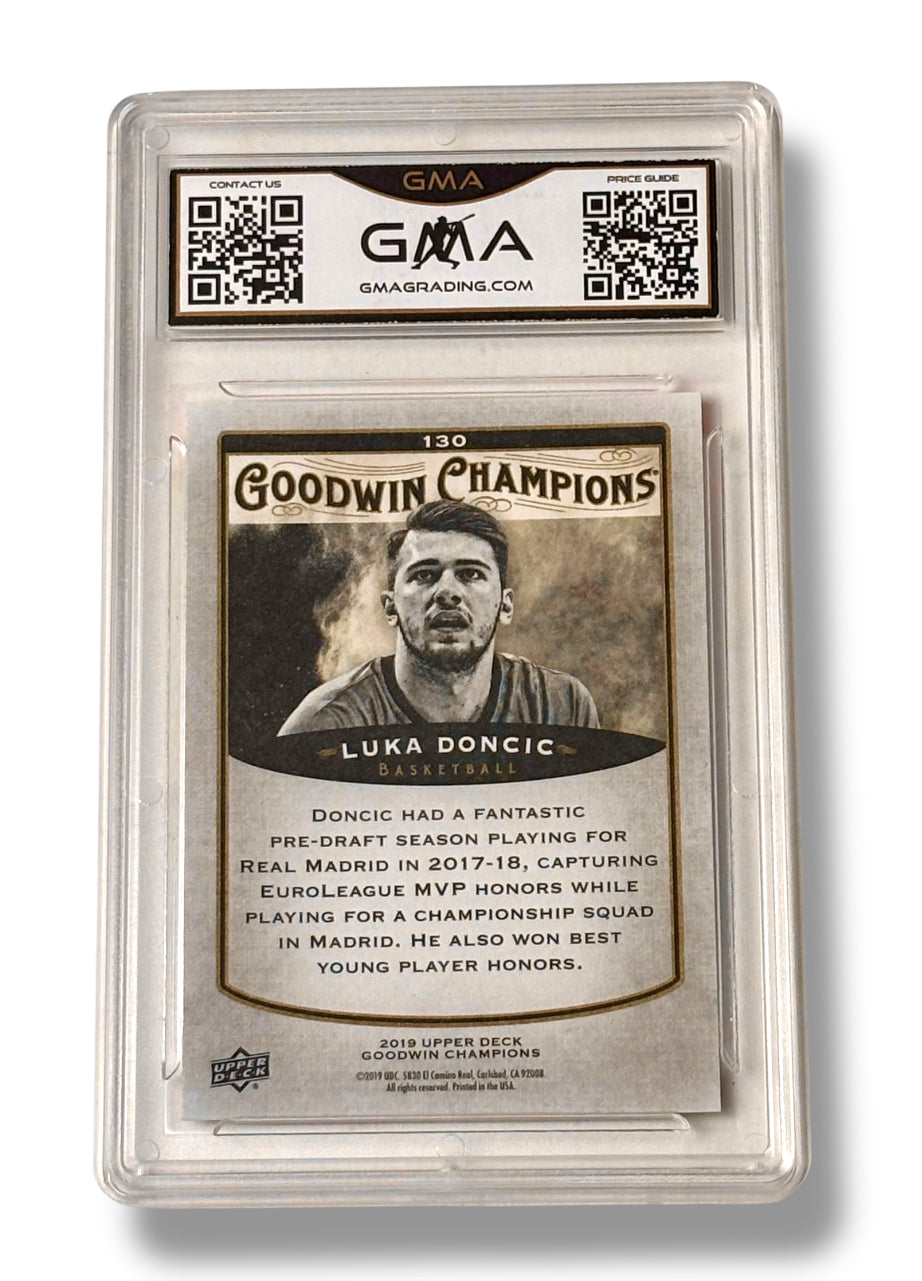 2019 UD Goodwin Champions Color Splash Luka Doncic RC GMA 9 - 1115090274